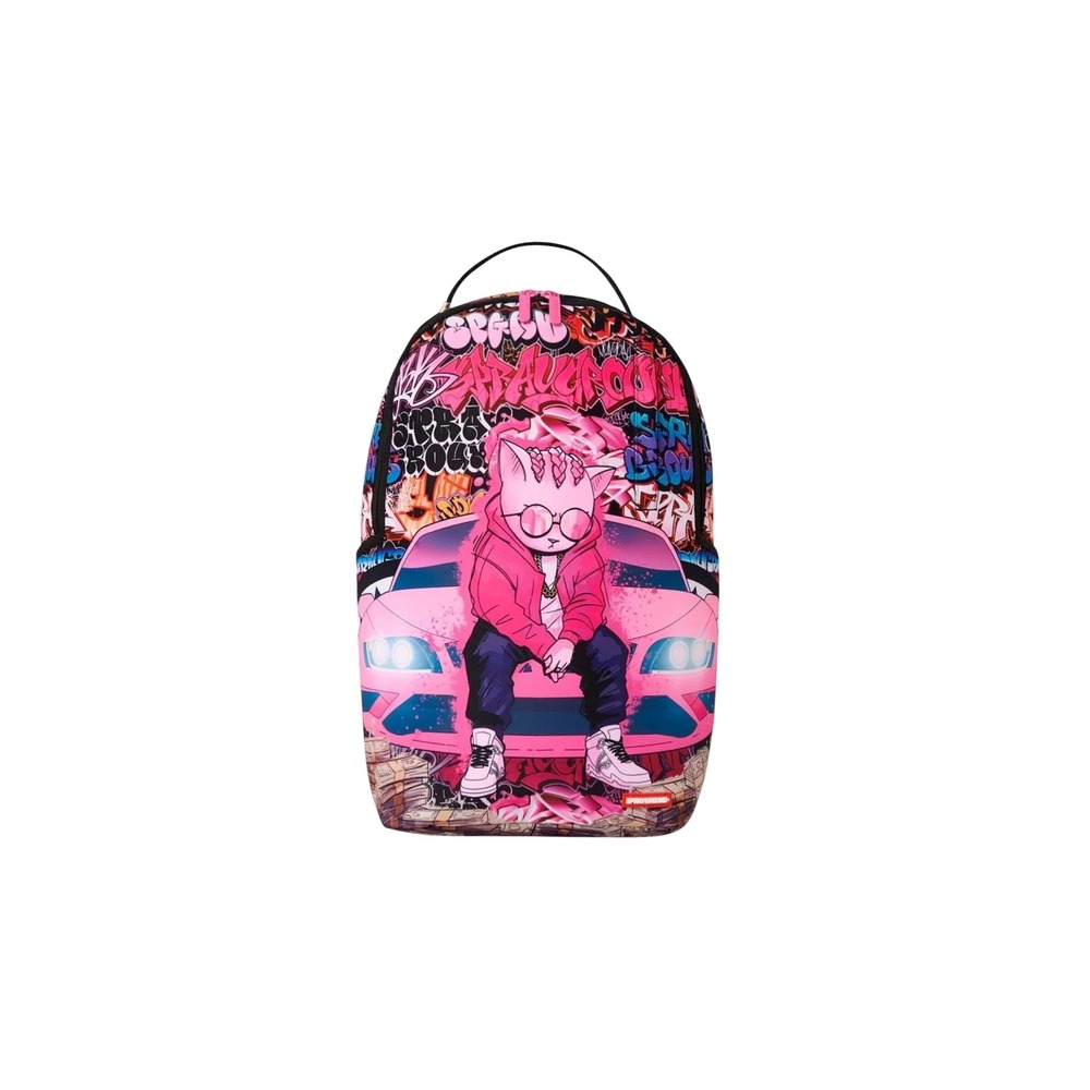 Sprayground Pink Panther Spray Can Backpack New School Bag Bookbag B9155